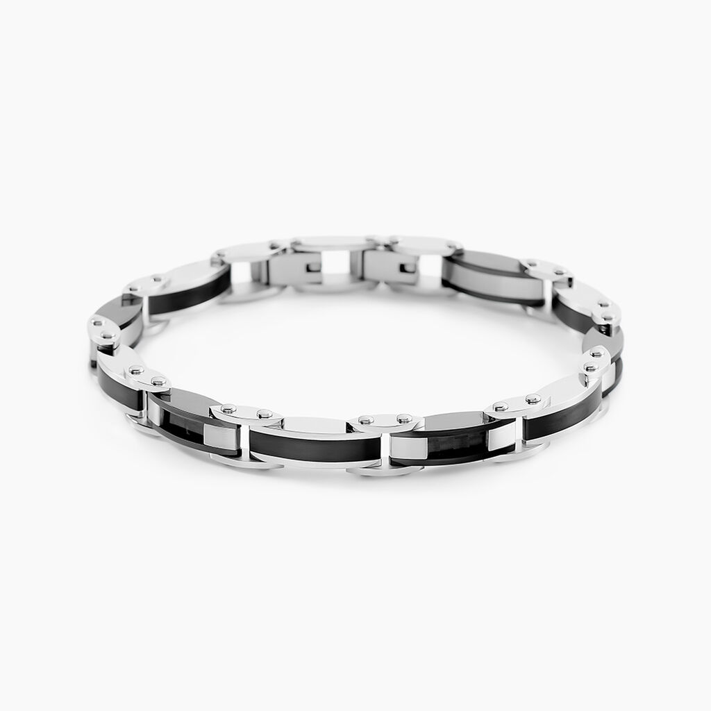 Bracelet Jourdan Aaron Acier Argenté - Bracelets Homme | Histoire d’Or