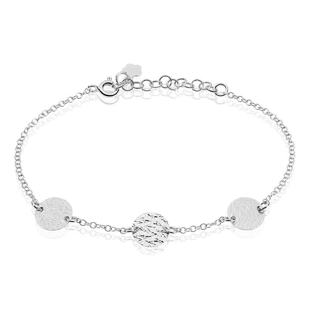 Bracelet Almira Argent Blanc - Bracelets fantaisie Femme | Histoire d’Or