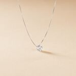 Collier Giulya Argent Blanc Oxyde De Zirconium - Colliers fantaisie Femme | Histoire d&rsquo;Or