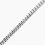 Bracelet Metropolitan Maille Fantaisie Acier Blanc - Bracelets Femme | Histoire d&rsquo;Or