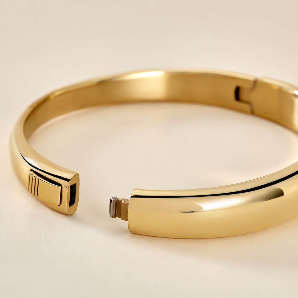 Bracelet Jonc Emiliaan Acier Jaune - Bracelets joncs Femme | Histoire d&rsquo;Or