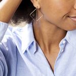 Boucles D'oreilles Pendantes Idoia Plaqu&eacute; Or Jaune - Boucles d'oreilles fantaisie Femme | Histoire d&rsquo;Or