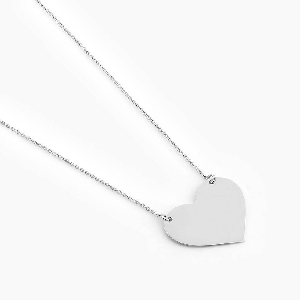 Collier Breanin Or Blanc - Colliers Naissance Femme | Histoire d&rsquo;Or
