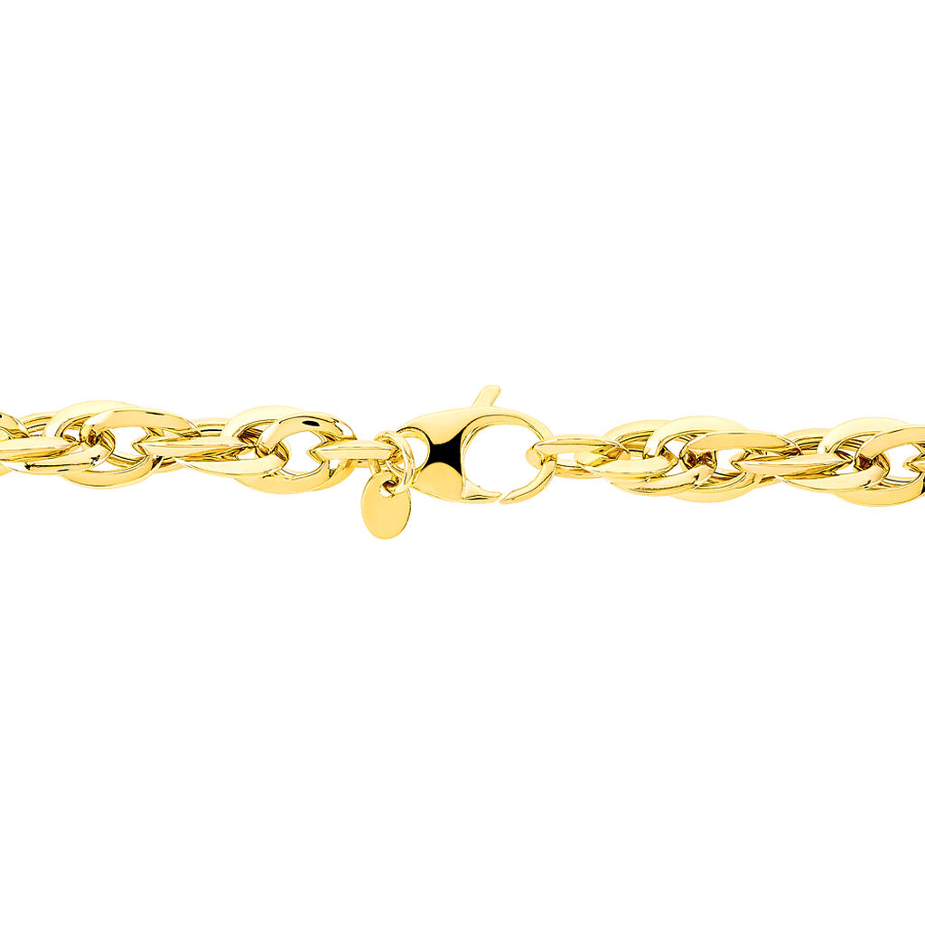 Bracelet Izar Torsadee Or Jaune - Bracelets cha&icirc;ne Femme | Histoire d&rsquo;Or