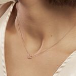Collier Menel Argent Rose - Colliers fantaisie Femme | Histoire d&rsquo;Or