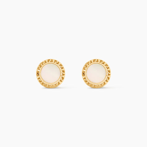 Boucles D'oreilles Puces Himelinda Or Jaune - Clous d'oreilles Femme | Histoire d&rsquo;Or