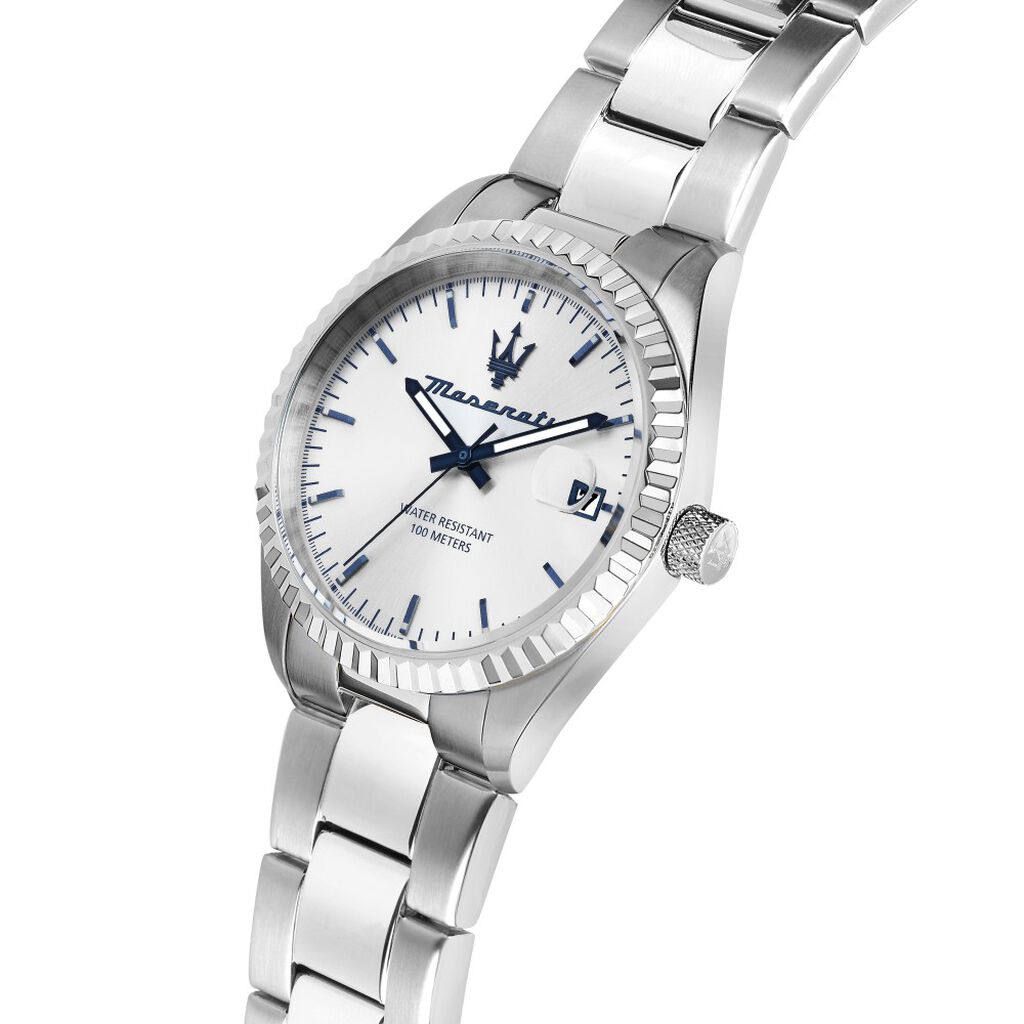 Montre Maserati Competizione Argent&eacute; - Montres Homme | Histoire d&rsquo;Or