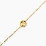 Bracelet Mila Acier Jaune - Bijoux sans pierre Femme | Histoire d&rsquo;Or