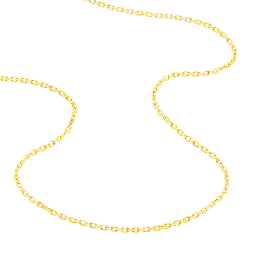 Cha&icirc;ne Igoa Maille For&ccedil;at Diamantee Or Jaune - Chaines Femme | Histoire d&rsquo;Or