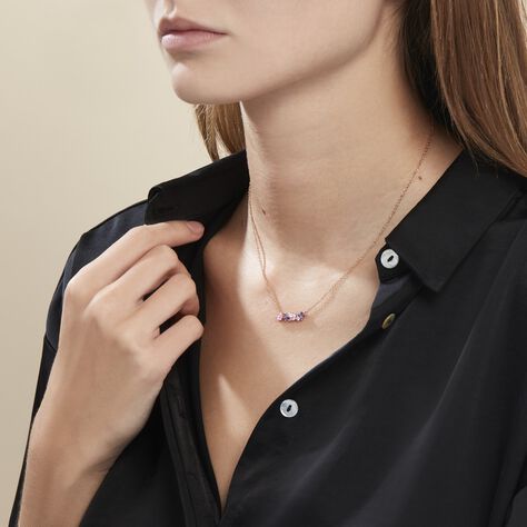 Collier Plaqué Or Eliina Oxyde De Zirconium - Colliers Femme | Histoire d’Or
