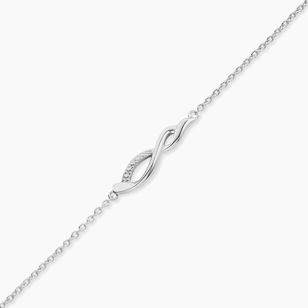 Bracelet Abelone Argent Blanc - F&ecirc;te des m&egrave;res Femme | Histoire d&rsquo;Or