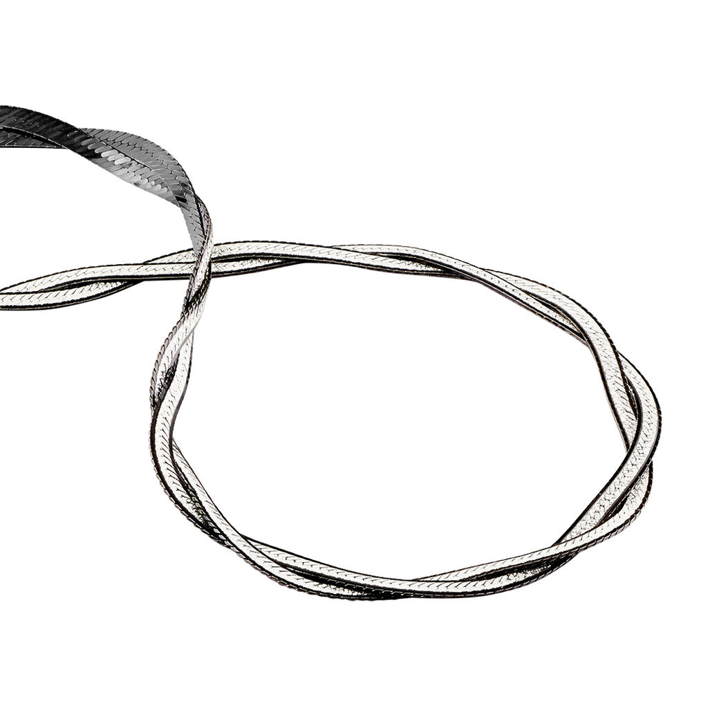 Collier Anaiz Argent Bicolore - Chaines Femme | Histoire d’Or