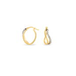 Cr&eacute;oles Hekate Or Jaune Strass - Boucles d'oreilles cr&eacute;oles Femme | Histoire d&rsquo;Or