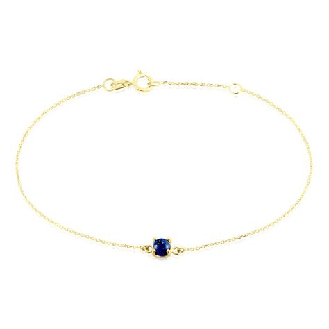 Bracelet Campsis Or Jaune Lapis Lazuli - Bracelets Femme | Histoire d’Or
