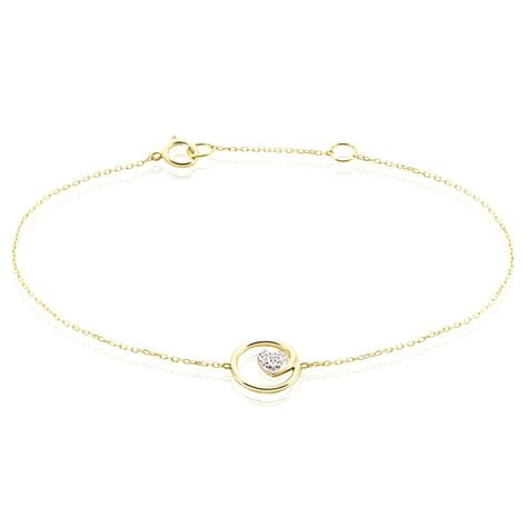Bracelet Or Jaune Theda Diamants - Bracelets Femme | Histoire d&rsquo;Or