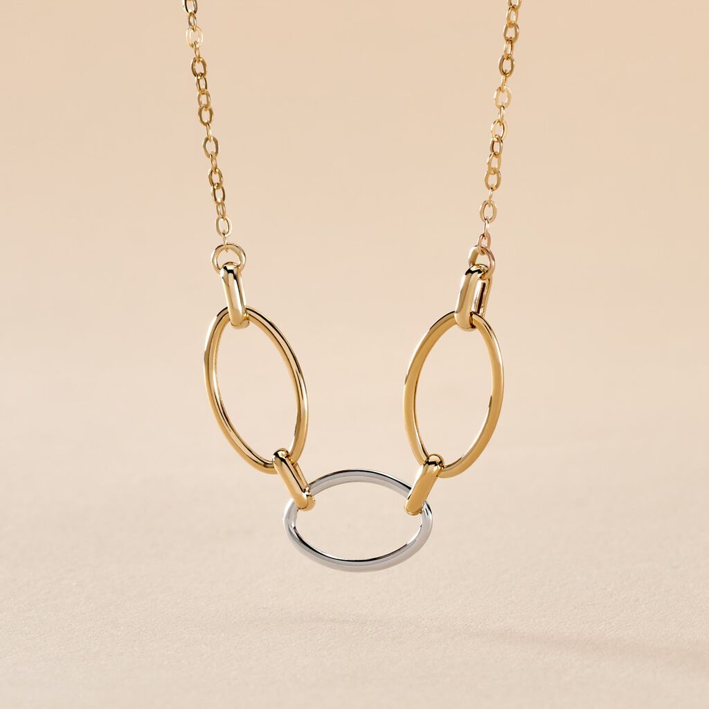 Collier Lucia Or Bicolore - Colliers Femme | Histoire d&rsquo;Or