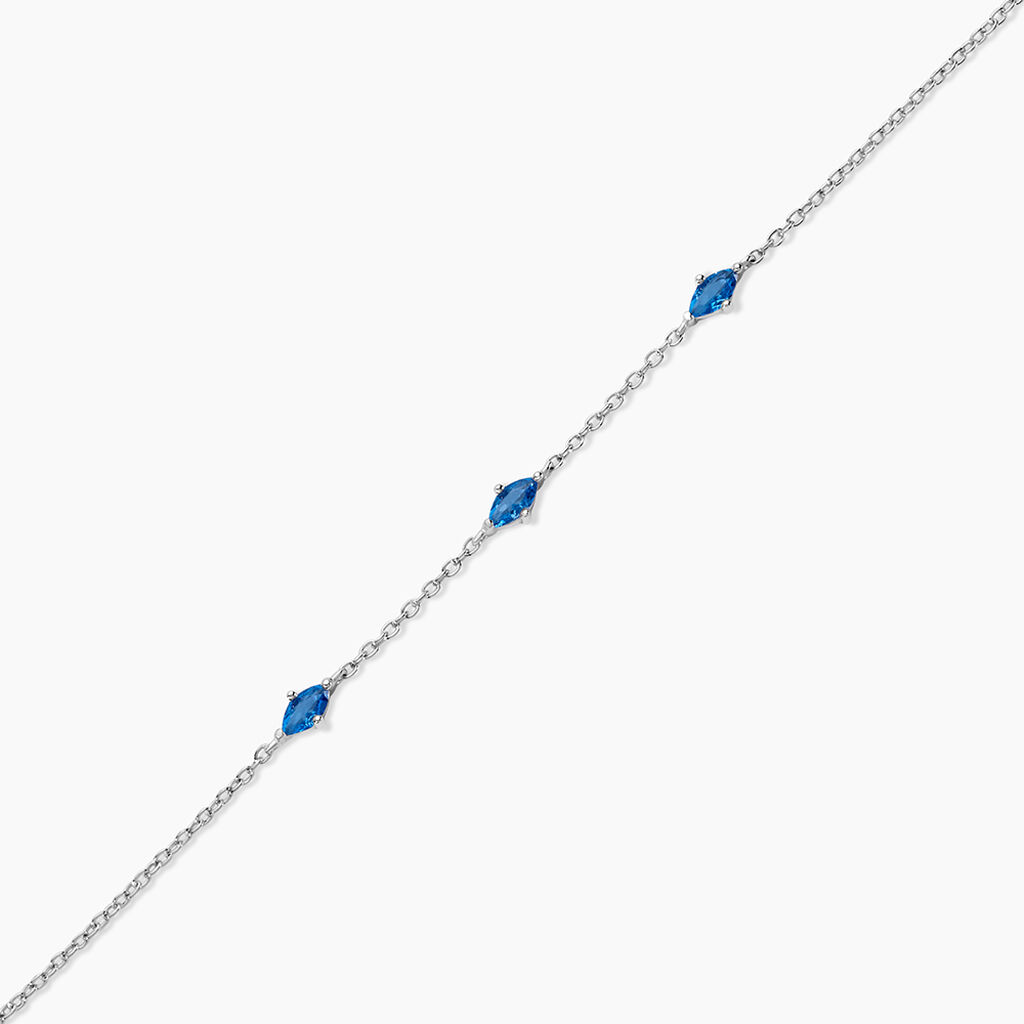 Bracelet Borya Argent Blanc Oxyde De Zirconium - Bracelets Femme | Histoire d&rsquo;Or