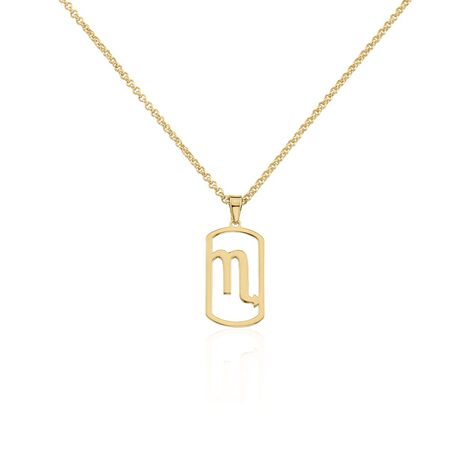 Collier Plaqué Or Prospero - Colliers Zodiaque Homme | Histoire d’Or