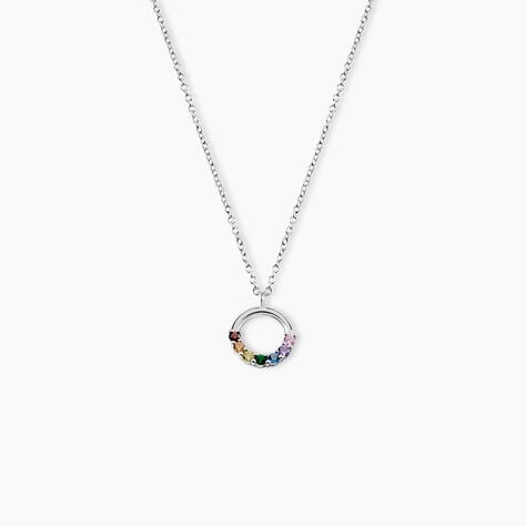 Collier Argent Giustino Oxydes De Zirconium - Colliers fantaisie Femme | Histoire d&rsquo;Or