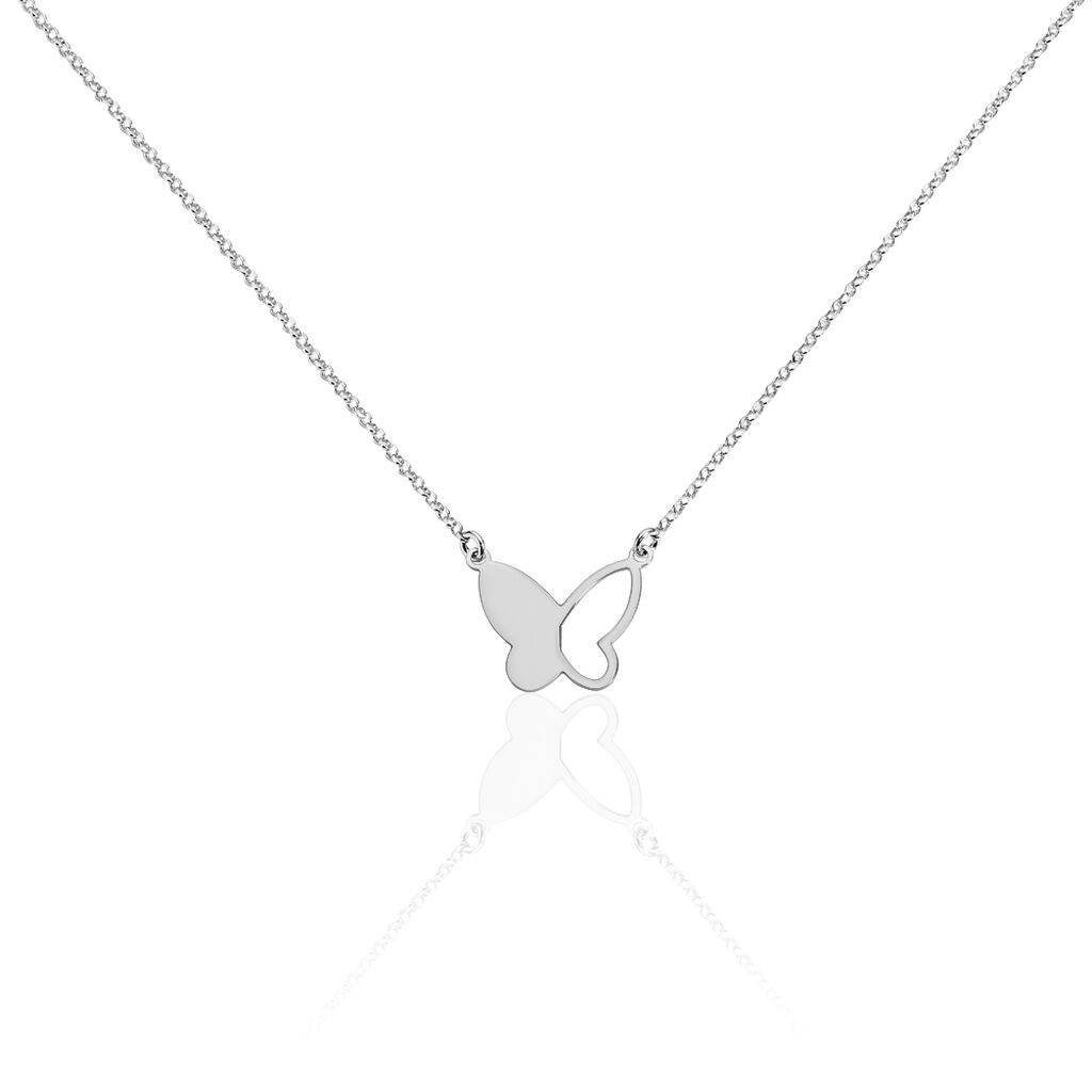 Collier Maria Argent Blanc - Colliers fantaisie Femme | Histoire d&rsquo;Or