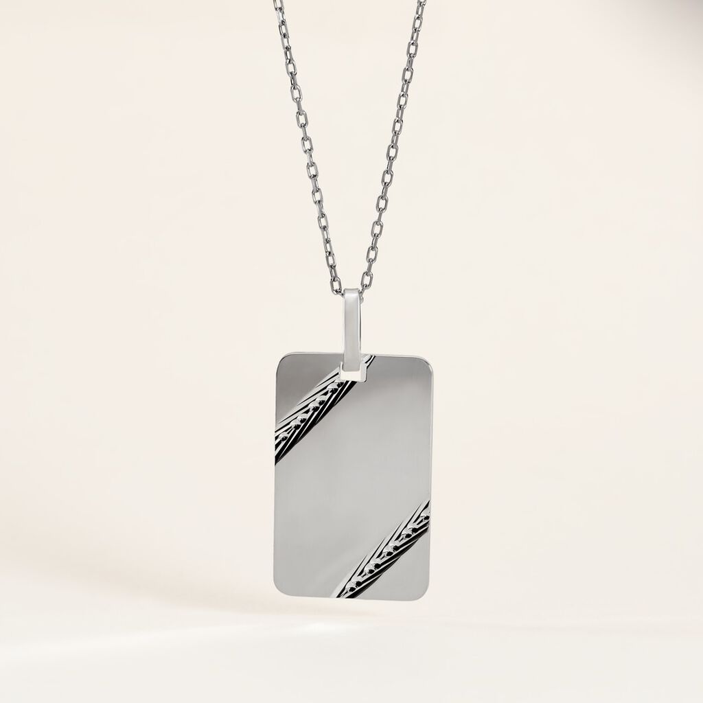 Pendentif Ceren Argent Blanc - Pendentifs Famille | Histoire d’Or