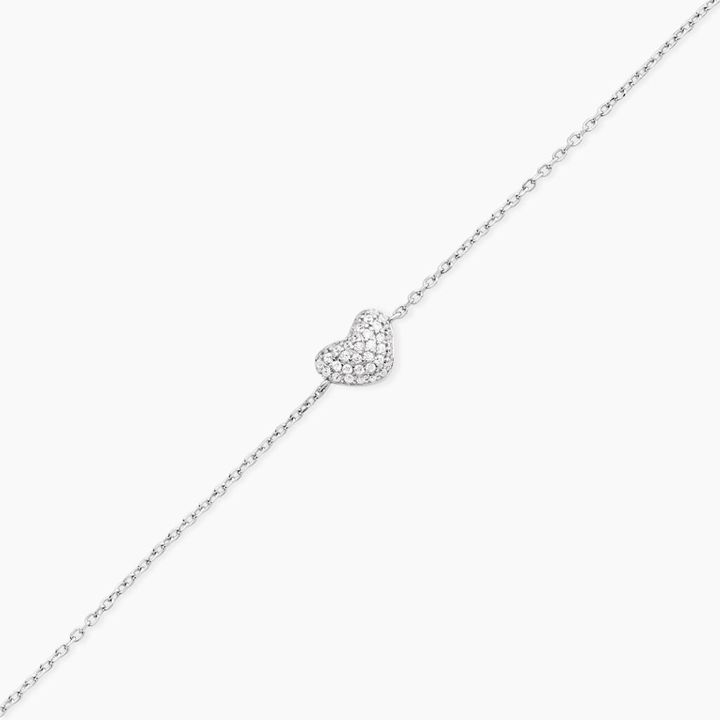 Bracelet Alois Argent Blanc Oxyde De Zirconium - F&ecirc;te des m&egrave;res Femme | Histoire d&rsquo;Or