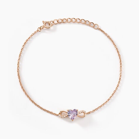 Bracelet Atieno Argent Rose Oxyde De Zirconium - Bracelets Femme | Histoire d’Or