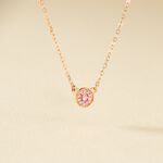 Collier Auxana Argent Rose Oxyde De Zirconium - Colliers fantaisie Femme | Histoire d&rsquo;Or