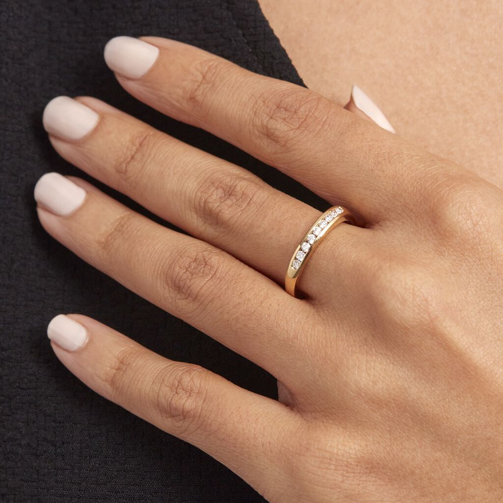 Alliance Giulia Or Jaune Diamant - Alliances Femme | Histoire d’Or