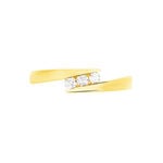 Bague Galya Or Jaune Diamant - Bagues avec pierre Femme | Histoire d&rsquo;Or