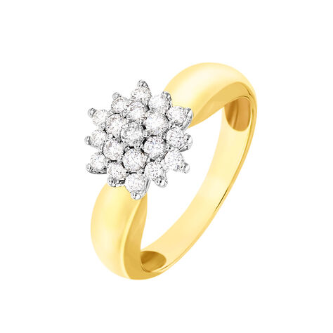 Bague Rasha Or Jaune Diamant - Bagues avec pierre Femme | Histoire d’Or