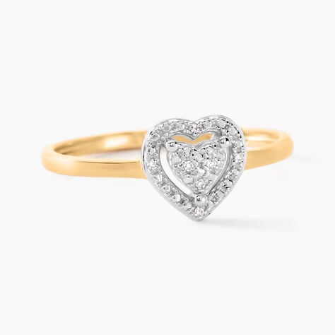 Bague Catrin Or Jaune Diamant - Bagues avec pierre Femme | Histoire d&rsquo;Or