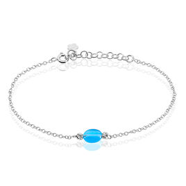 Bracelet Corelana Argent Blanc Pierre De Synthese - Bracelets fantaisie Femme | Histoire d’Or