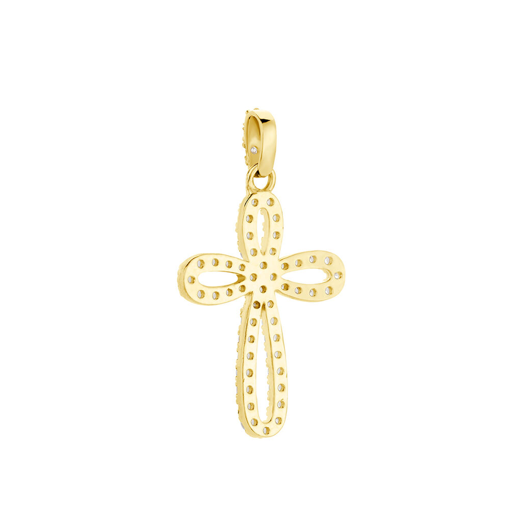 Pendentif Chastity Or Jaune Oxyde De Zirconium - Pendentifs Femme | Histoire d’Or
