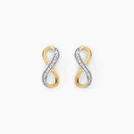 Boucles D'oreilles Puces Chacha Or Jaune Diamant - Clous d'oreilles Femme | Histoire d&rsquo;Or
