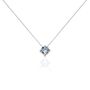 Collier Rio Santa Teresa Argent Blanc Oxyde De Zirconium Sky Blue