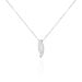 Collier Ange-line Argent Blanc Oxyde De Zirconium - Colliers fantaisie Femme | Histoire d’Or