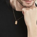 Collier Plaqu&eacute; Or Quintien - Colliers Zodiaque Homme | Histoire d&rsquo;Or