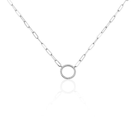 Collier Argent Sadoc Oxydes De Zirconium - Colliers Femme | Histoire d&rsquo;Or