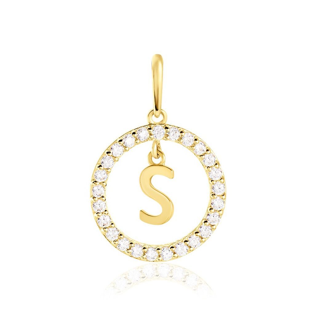 Pendentif Gabe Or Jaune Oxyde De Zirconium - Pendentifs Femme | Histoire d’Or