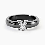 Bague Edwin Argent Blanc Oxyde De Zirconium - Bagues avec pierre Femme | Histoire d&rsquo;Or