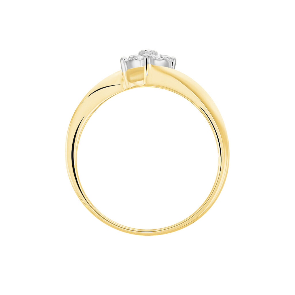 Bague Solitaire Lysia Or Jaune Diamant - Bagues solitaires Femme | Histoire d’Or