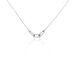 Collier Trait D'union Argent Blanc Oxyde De Zirconium - Colliers fantaisie Femme | Histoire d’Or