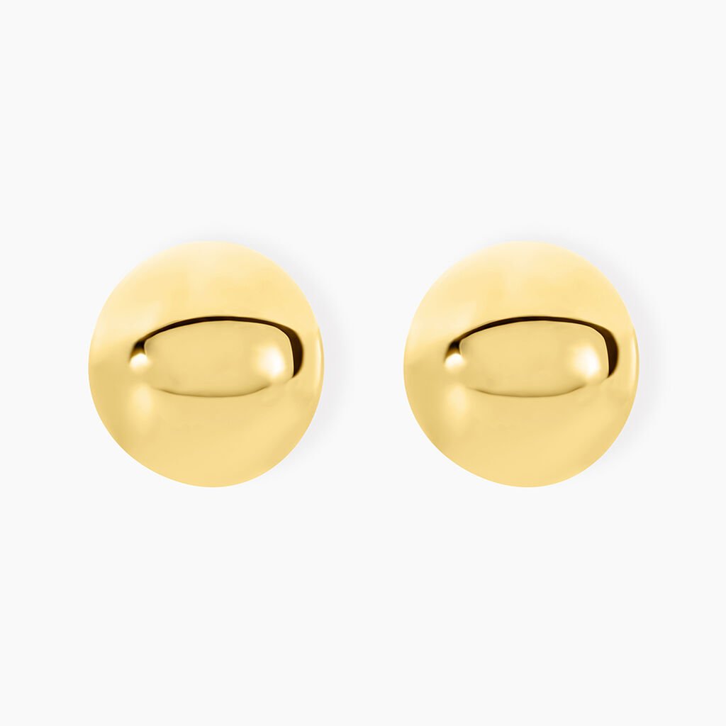 Bijoux D'oreilles Perles Solaires Acier Jaune - Collection Eté Femme | Histoire d’Or