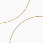 Cha&icirc;ne Ixia Maille Gourmette Diamantee Or Jaune - Chaines Famille | Histoire d&rsquo;Or