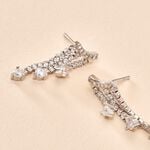Boucles D'oreilles Pendantes Isalis Argent Blanc Oxyde De Zirconium - Boucles d'oreilles fantaisie Femme | Histoire d&rsquo;Or
