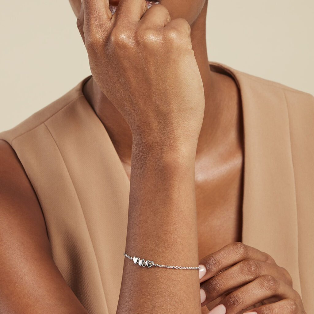 Bracelet Te Amo Argent Blanc - Bracelets Femme | Histoire d’Or