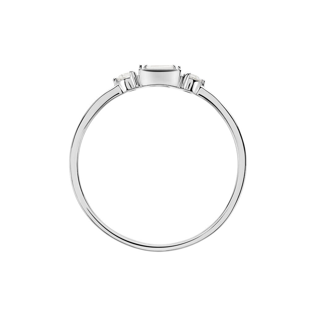 Bague Collection 1986 Or Blanc Diamant - Bagues avec pierre Femme | Histoire d’Or