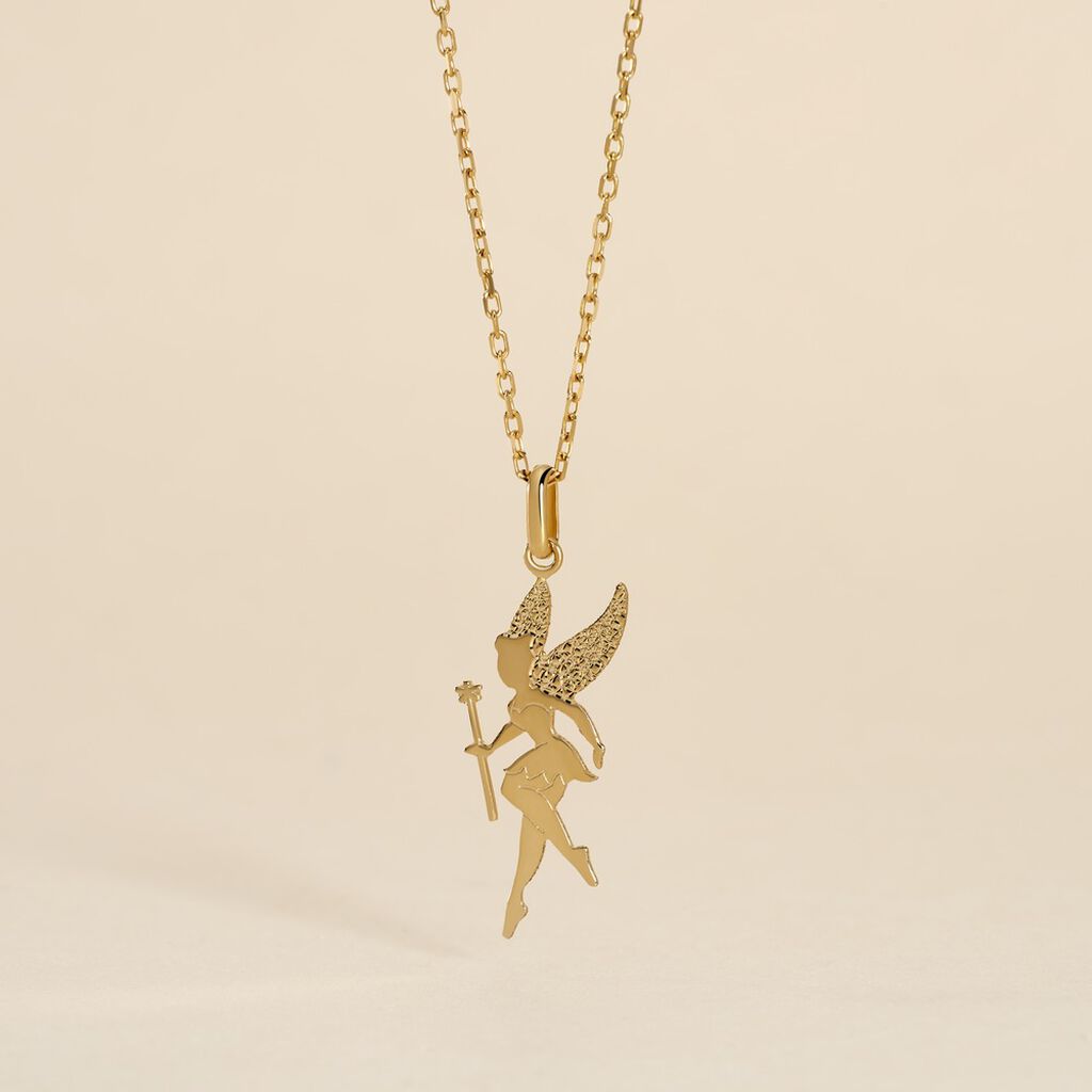Pendentif Heliciane Fee Or Jaune - Pendentifs Famille | Histoire d’Or