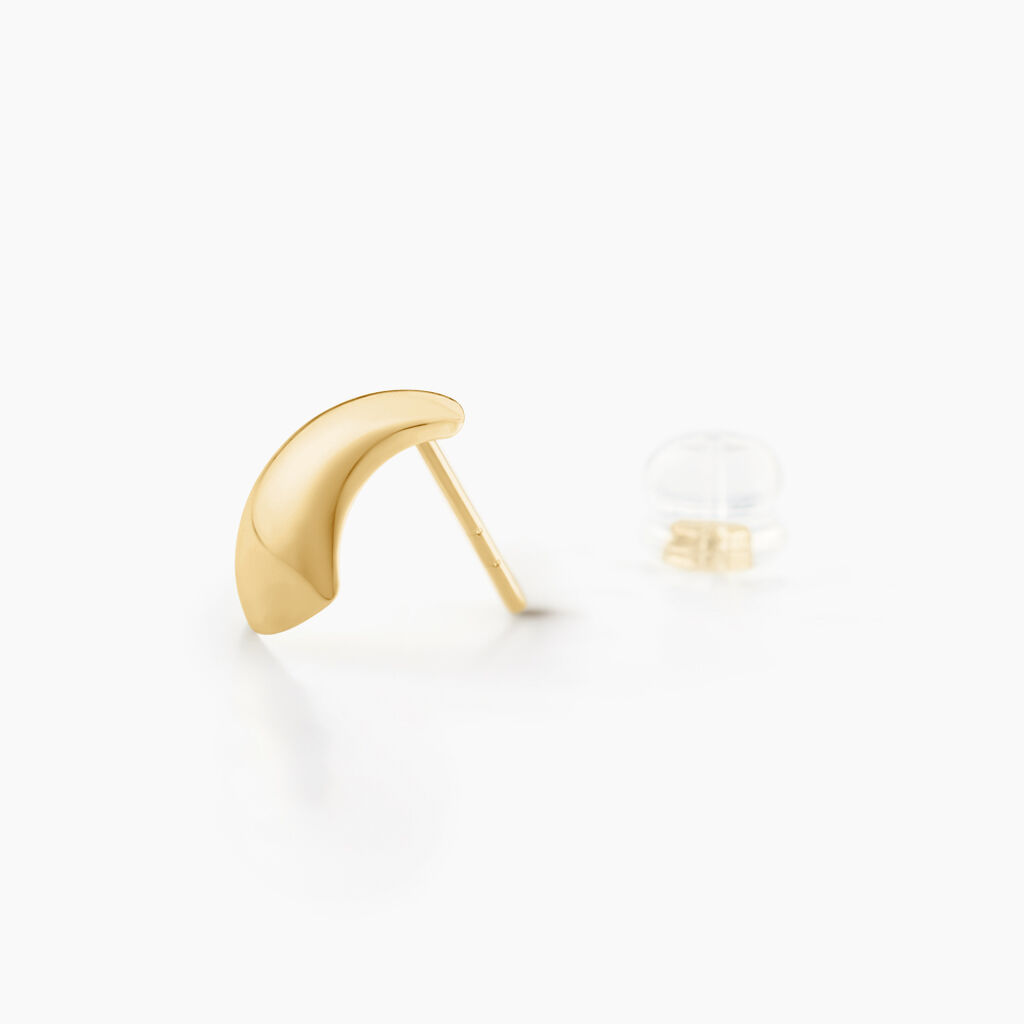 Boucles D'oreilles Puces Linddya Or Jaune - Clous d'oreilles Femme | Histoire d’Or
